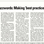 Making 'best practices' a reality