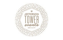 Jefferson tower events. Official logo with white background
